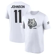 Youth Josh Johnson Cincinnati Bengals Legend White 2024 Salute to Service Performance T-Shirt