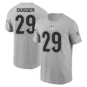 Youth Kyle Dugger Cincinnati Bengals Gray 2024 Salute to Service Name & Number T-Shirt