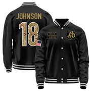 Youth Xavier Johnson Cincinnati Bengals Black Salute to Service Sideline Performance Jacket